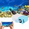 Asixxsix Smart Projector, 1080p HD with Automatic Keystone Correction and Built-In Stereo Speakers view 2