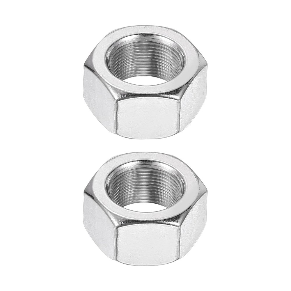 QUARKZMAN M18x1 mm Hex Nuts, 2-Pack, 304 Stainless Steel