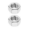 QUARKZMAN M18x1 mm Hex Nuts, 2-Pack, 304 Stainless Steel view 1