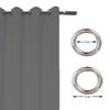 FEIJDON Blackout Curtain 210 x 305 cm, Thermal Curtain with Grommets, Beige view 3