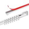 Flexible Self-Adhesive Curtain Track, No Drilling, White, 170 cm (5.6 ft) view 1