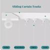 Flexible Self-Adhesive Curtain Track, No Drilling, White, 170 cm (5.6 ft) view 4