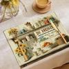 Floral Fruit Placemats, Set of 4, 18 x 12 in, Washable Cotton-Linen view 2