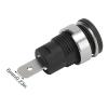 Telituny 4 mm High-Current Banana Sockets, Long Life, Red Copper, 50-Pack (Black) view 4