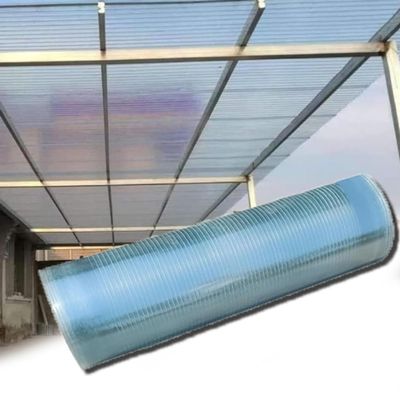 Transparent Fiberglass Roofing Sheets, UV-Resistant, Rainproof, for Pergolas and Greenhouses, 1 x 2 m