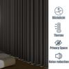 HONQGAO Thermal Blackout Curtain with Grommets, 420 x 215 cm, White view 2