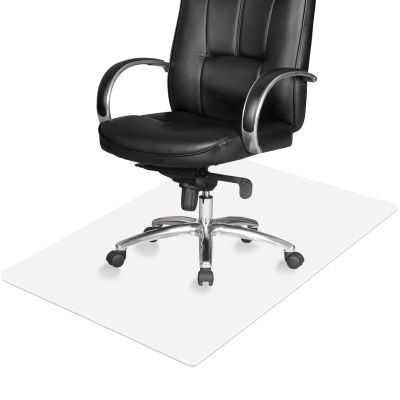 Clear Office Chair Mat, Transparent PVC Floor Protector for Hard Floors, 1.5 mm, Rectangular, 90 x 270 cm