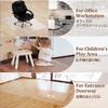 Clear Office Chair Mat, Transparent PVC Floor Protector for Hard Floors, 1.5 mm, Rectangular, 90 x 270 cm view 4