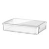 Adfaga Transparent ID Storage Box with Secure Latching Lid view 1