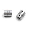 Precision Coupling, 1-Piece 5 × 8 mm Motor Jaw Shaft Coupling, OD 19 × 25 mm, 3/4/5/6/6.35/7/8/10 mm (3 × 6.35) view 2