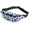 Dgsxynth Waist Bag, Skull with Flame, Adjustable Fanny Pack for Running, Hiking, Floral Hawaiian Style, 36 x 15 cm view 1