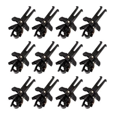 12 Black L Train Couplers for 1:87 HO Model Trains
