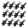 12 Black L Train Couplers for 1:87 HO Model Trains view 3