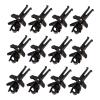 12 Black L Train Couplers for 1:87 HO Model Trains view 4