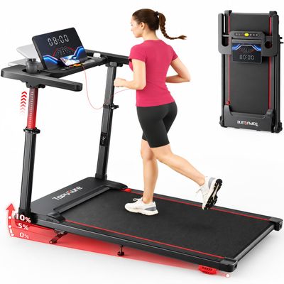 Folding Walking Pad Treadmill for Home, 1–12 km/h, 6-in-1, 10% Incline