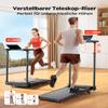 Folding Walking Pad Treadmill for Home, 1–12 km/h, 6-in-1, 10% Incline view 3