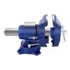 JJsdwin Heavy-Duty Bench Vise, 5-Inch Professional Vise with 360° Swivel Base, for Mechanics and Engineers view 1