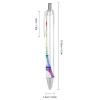 THKVSV Retractable Ballpoint Pen with French Flag, 0.5 mm Tip, for Work and Office, 1 Piece view 2