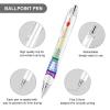 THKVSV Retractable Ballpoint Pen with French Flag, 0.5 mm Tip, for Work and Office, 1 Piece view 3