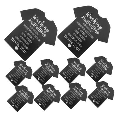 OSALADI 300-Piece Thick-Paper Clothing Care Labels, Minimalist Design