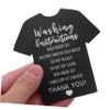 OSALADI 300-Piece Thick-Paper Clothing Care Labels, Minimalist Design view 4