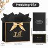 AOOSU 18th Birthday Gift Bag Set, Black view 2