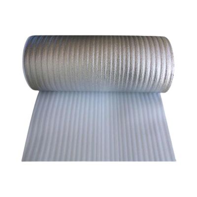 HBOOMOEM Reflective Foil Insulation Roll, Double-Sided Aluminum Heat Shield, Easy to Install, for Roofs, Exterior Walls, Residential and Commercial Use (100 cm/39.4 in, 2.5 cm/0.98 in)