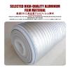 HBOOMOEM Reflective Foil Insulation Roll, Double-Sided Aluminum Heat Shield, Easy to Install, for Roofs, Exterior Walls, Residential and Commercial Use (100 cm/39.4 in, 2.5 cm/0.98 in) view 4