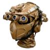 WLXW Tactical FAST Airsoft Helmet Mask Set with Four-Tube NVG Model, Tan view 1