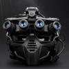 WLXW Tactical FAST Airsoft Helmet Mask Set with Four-Tube NVG Model, Tan view 4