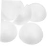 jojofuny 70 White Polystyrene Foam Hemispheres, 5 cm, Lightweight, Easy to Paint and Glue for School and DIY Art Projects view 3