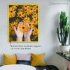 RahmenMax Texas Plastic Picture Frame, 72 x 72 cm, Yellow, with Acrylic Glass view 2