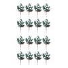 LYXYGMV 16-Piece Christmas Berry Stems, Pine Branches and Artificial Pine Cones, White Holly Spray Wreath Picks for Christmas DIY Decor view 1