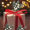 LYXYGMV 16-Piece Christmas Berry Stems, Pine Branches and Artificial Pine Cones, White Holly Spray Wreath Picks for Christmas DIY Decor view 3