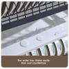 CAFIEDR 3-Tier Dish Drying Rack Set, Black view 4