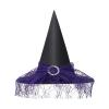 Generic Halloween Party Lace Witch Hat (Blue, One Size) view 1