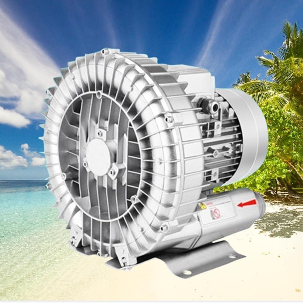 ERSINIAN Regenerative Vortex Ring Blower, 0.16–1.49 HP, for Blowing or Suction (250 W/0.33 HP)