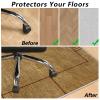 Office Chair Floor Mat 120 x 150 cm, Plush, Non-Slip view 4