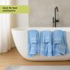 Caleffi 6-Piece Towel Set, 3 Bath Towels + 3 Guest Towels, Bordeaux view 4
