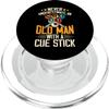 Never Underestimate an Old Man with a Cue Stick PopSockets PopGrip for MagSafe view 1