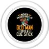 Never Underestimate an Old Man with a Cue Stick PopSockets PopGrip for MagSafe view 2