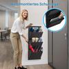 Adhesive-Mounted Zipper Shoe Organizer, Drill-Free Boot Rack for RVs view 2