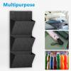 Adhesive-Mounted Zipper Shoe Organizer, Drill-Free Boot Rack for RVs view 4