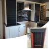 ZIMGOD Black Folding Cabinet Door, 90 x 105 cm view 1