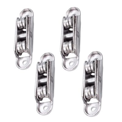 Replacement Sliding Door Rollers, 4 Zinc Alloy Wheels