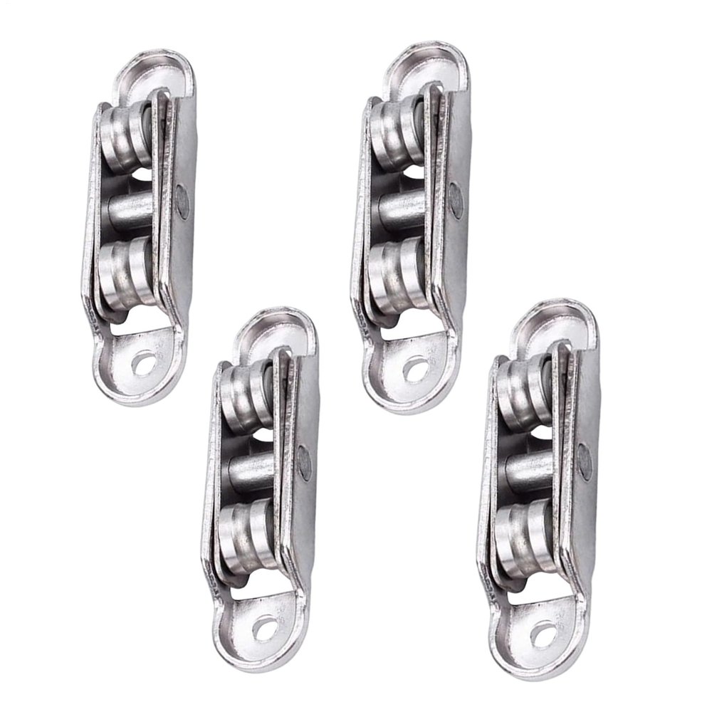 Replacement Sliding Door Rollers, 4 Zinc Alloy Wheels