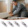 Replacement Sliding Door Rollers, 4 Zinc Alloy Wheels view 3