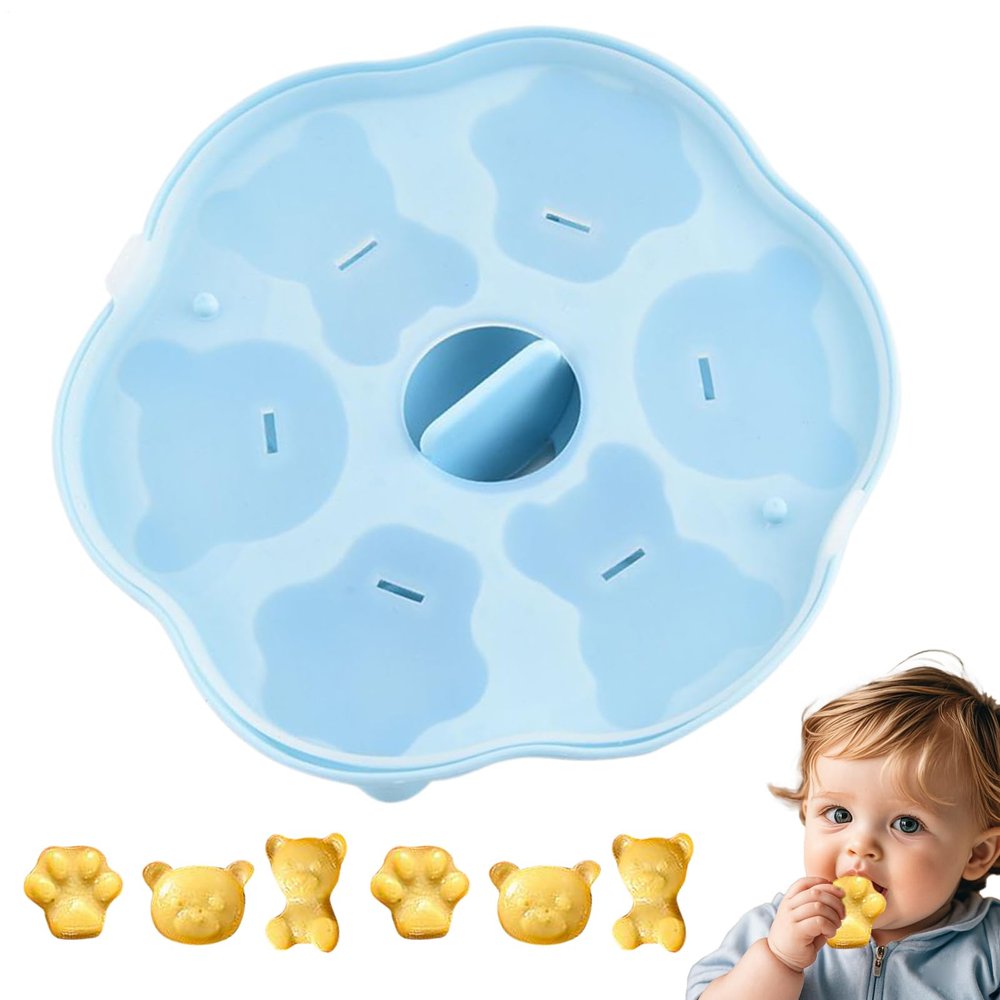 Chocolate Mold | 6-Compartment Cute Cartoon Bear Baking Mold