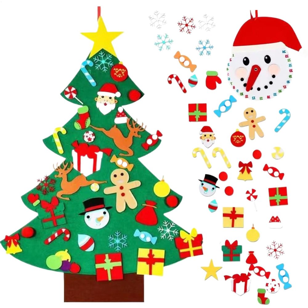 Felt Christmas Tree Wall Decoration