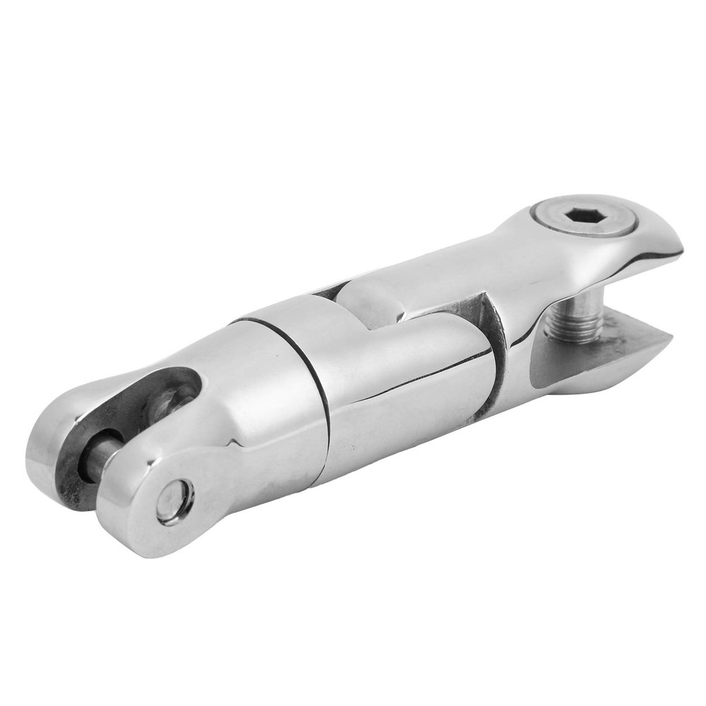 316 Stainless Steel Anchor Swivel Connector for 6–8 mm Chain, Silver